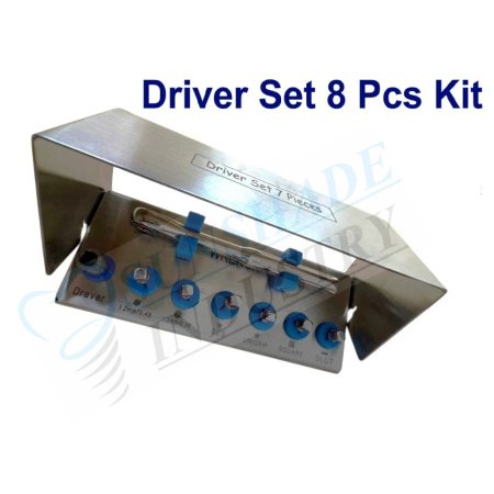 Dental Implant Prosthetic Drivers 8 Pcs Kit With Wrench 4.0mm New CE